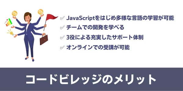 CodeVillage(コードビレッジ)のメリット