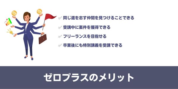 ZeroPlus(ゼロプラス)のメリット